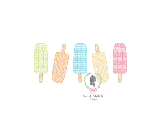 Popsicle Row Sketch