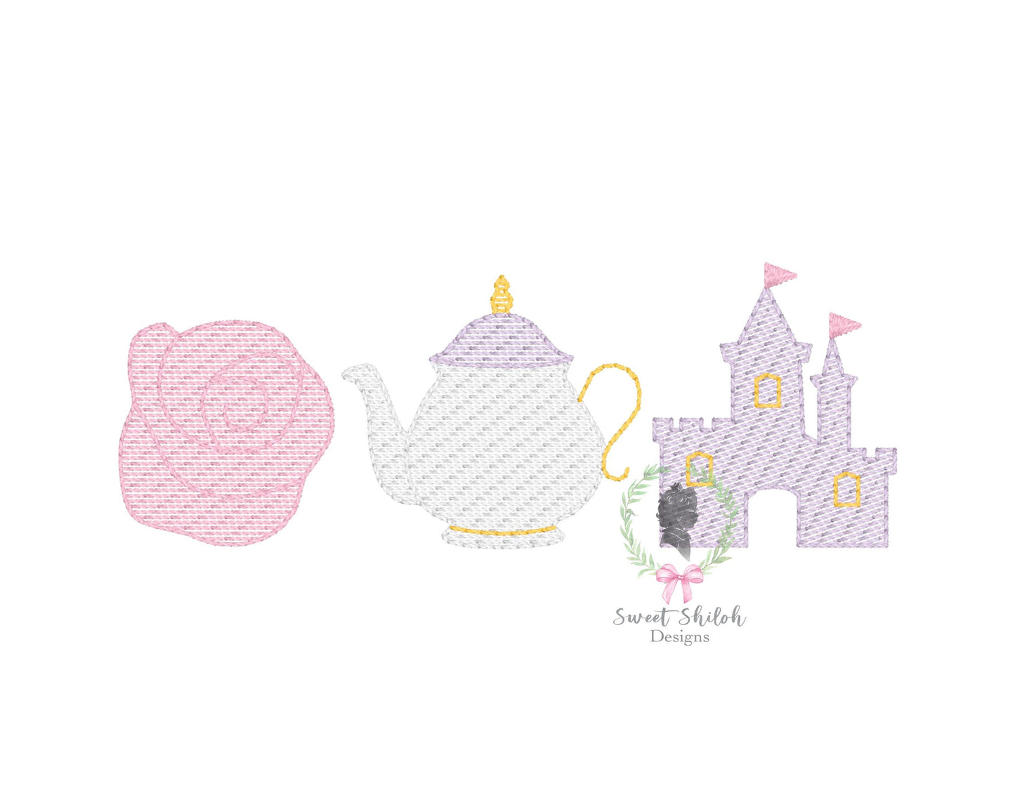 Storybook Princess Trio Sketch