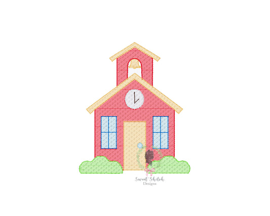 Schoolhouse Sketch