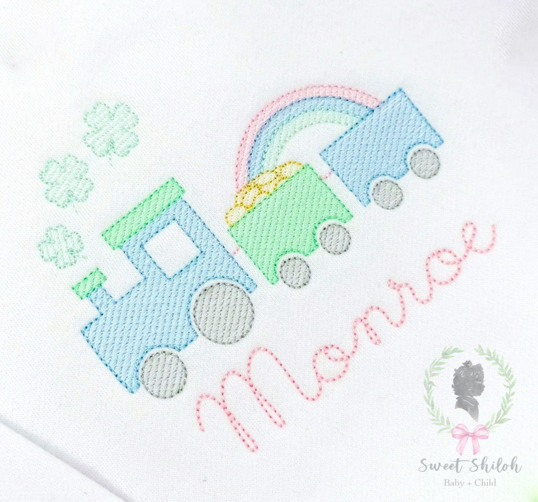 Shamrock Train Sketch