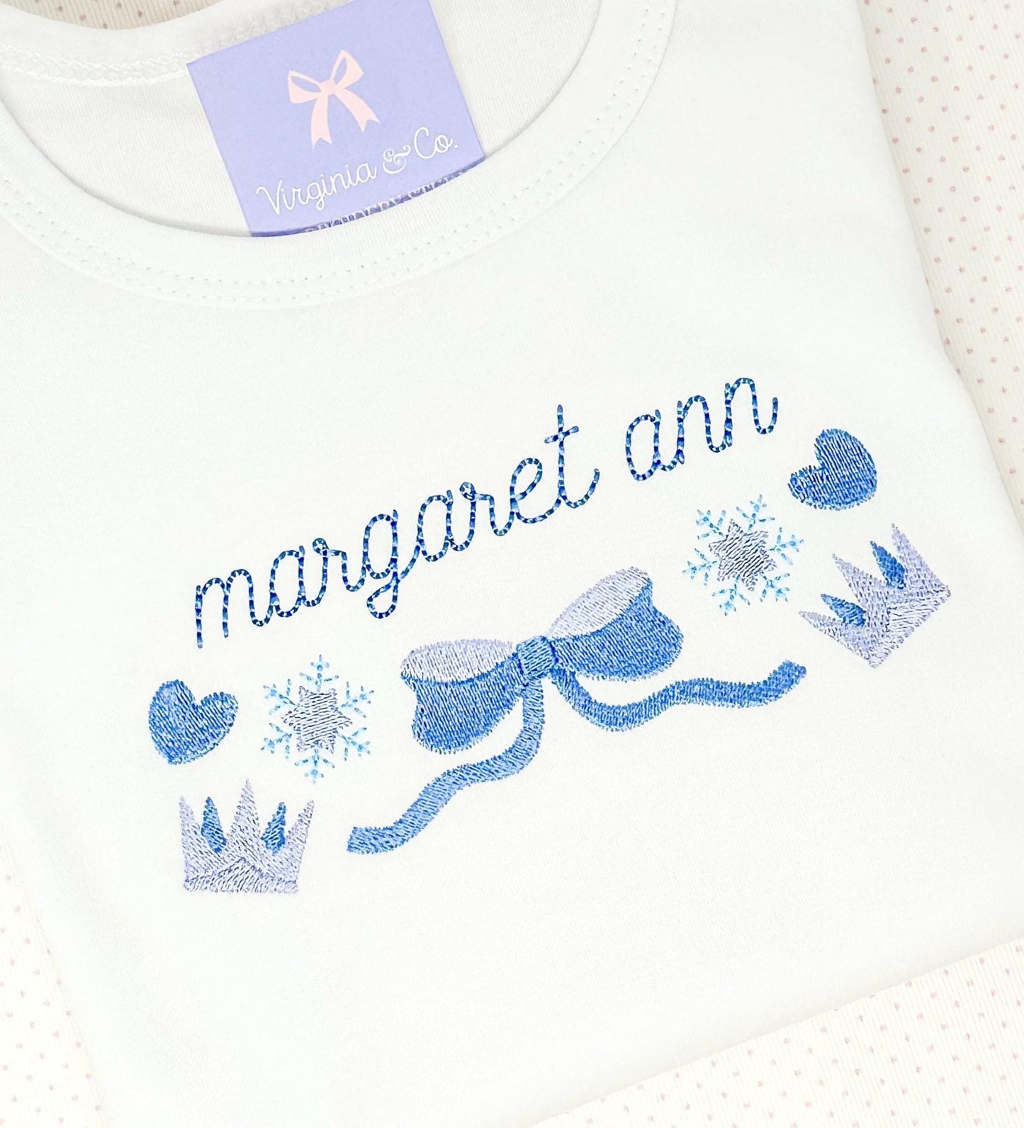 Ice Queen Bow Frame Fill