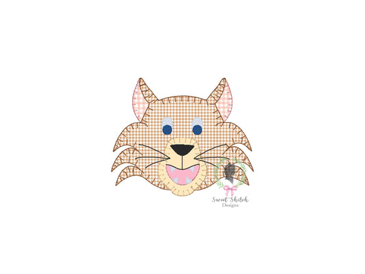 Wildcat Blanket Stitch Applique