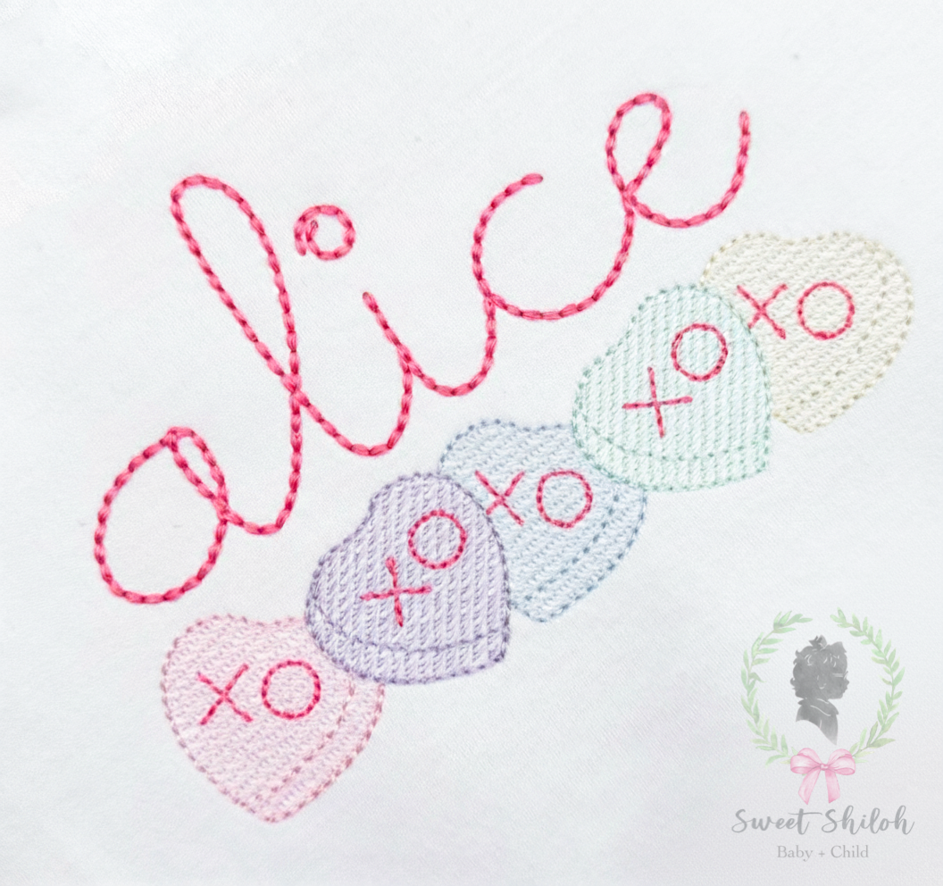 XOXO Heart Candy Sketch Frame