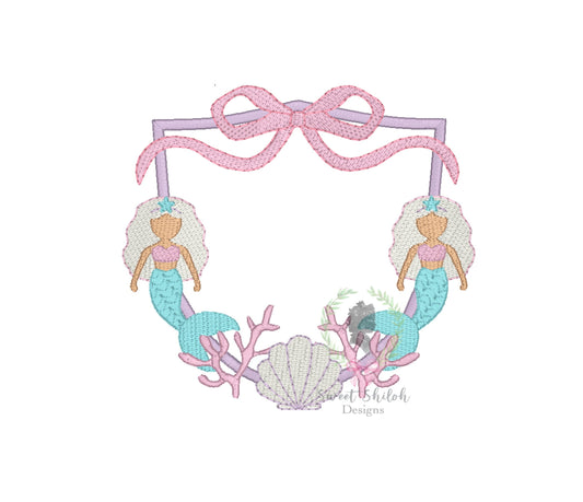 Princess Mermaid Frame Fill