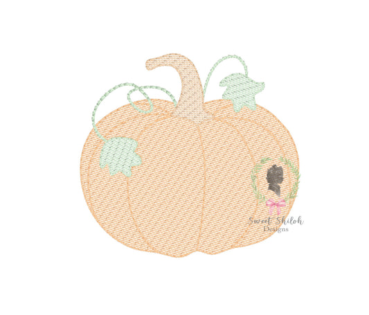 Vineyard Pumpkin Sketch