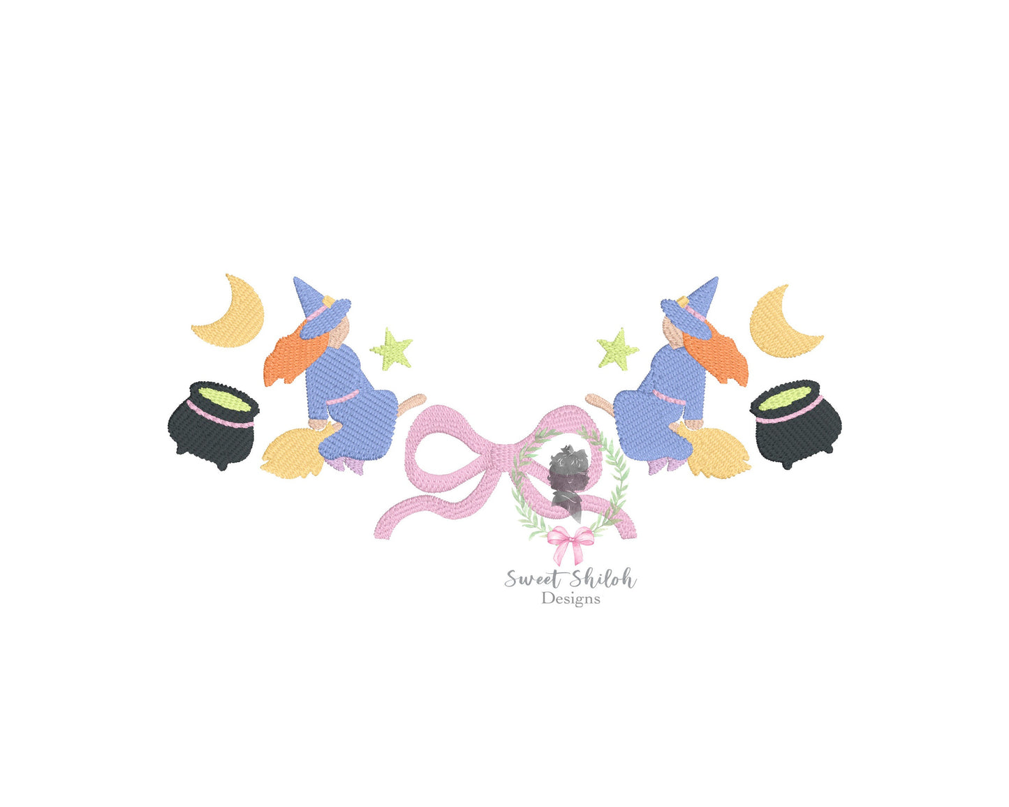 Halloween Witch Frame Fill