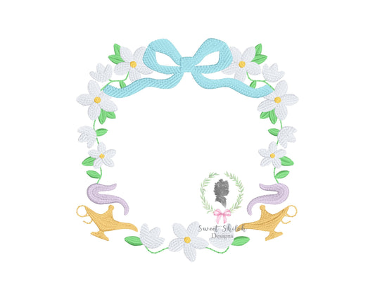Arabian Princess Floral Frame Fill