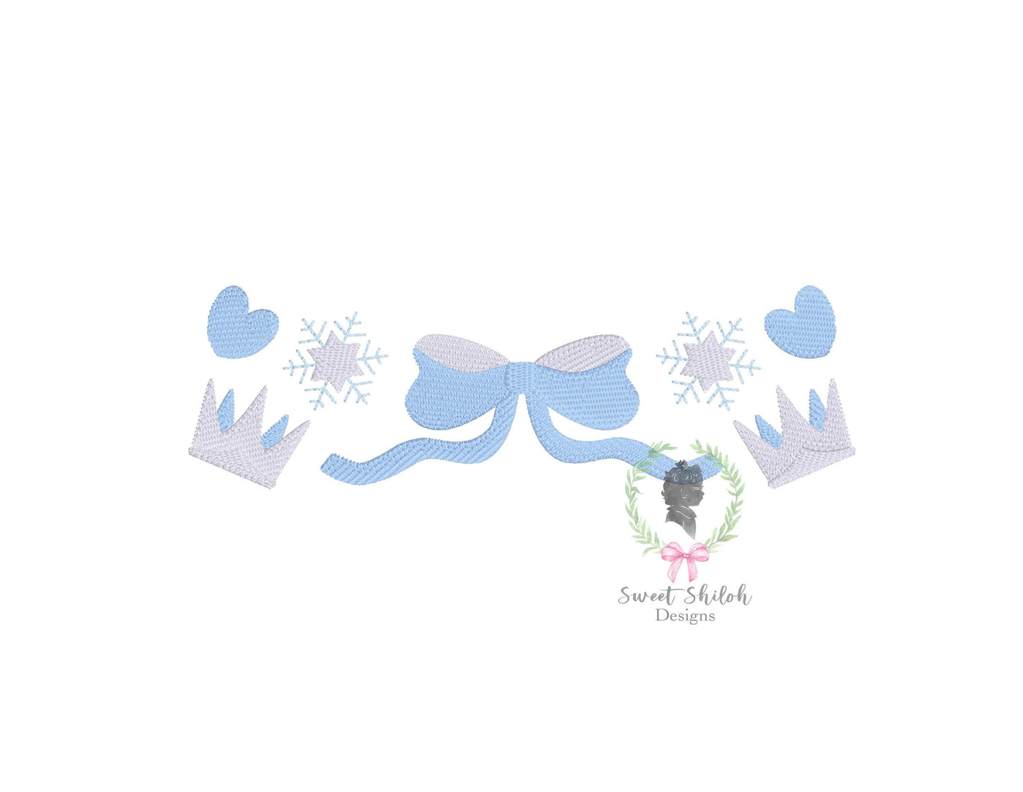 Ice Queen Bow Frame Fill