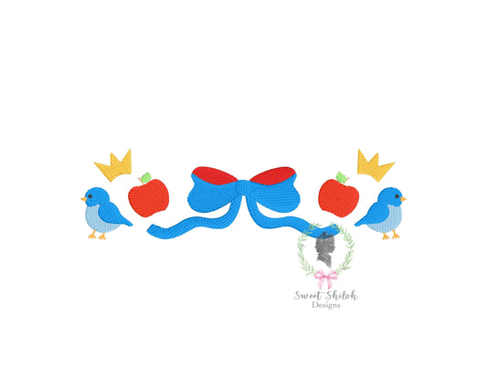 Forest Princess Bow Frame Fill