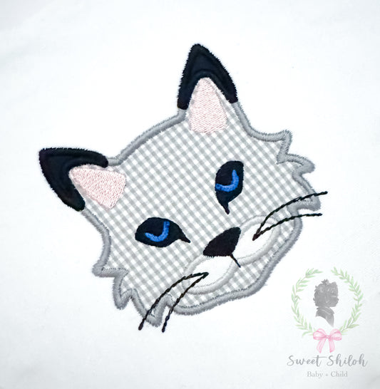 Wildcat Satin Stitch Applique