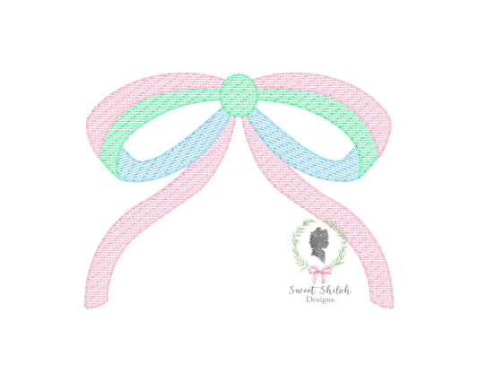 Rainbow Bow Sketch