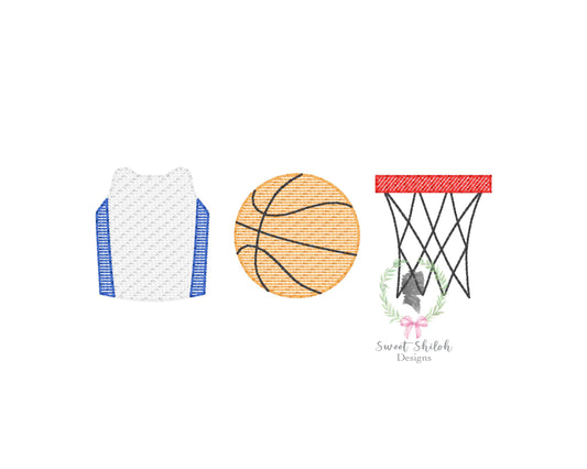 Basketball Jersey Trio Sketch