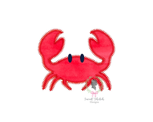 Crab Zigzag Stitch Applique