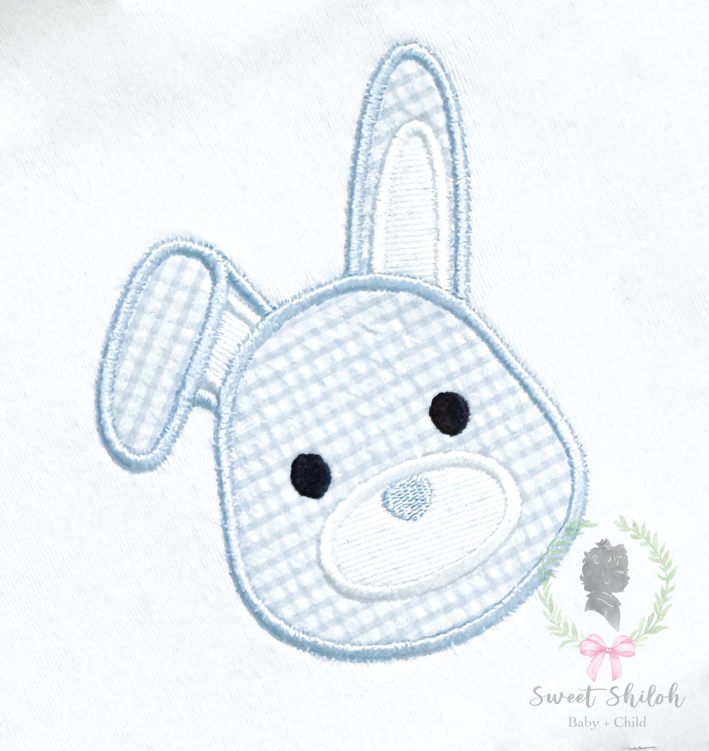Bunny Head Satin Applique