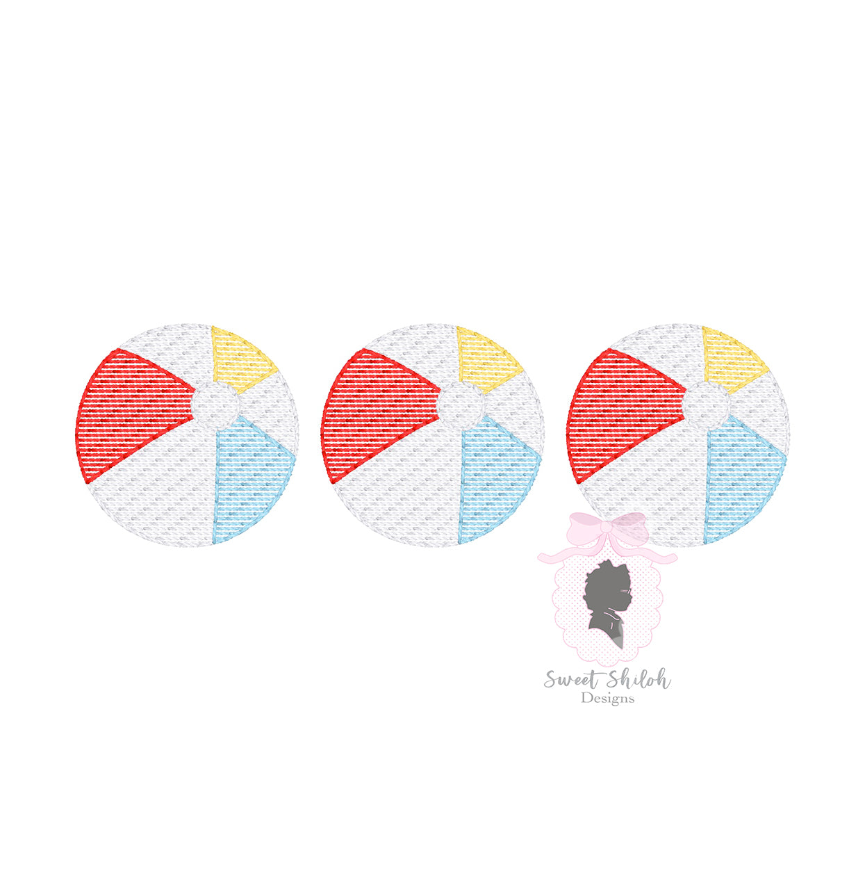 Beach Ball Trio Sketch