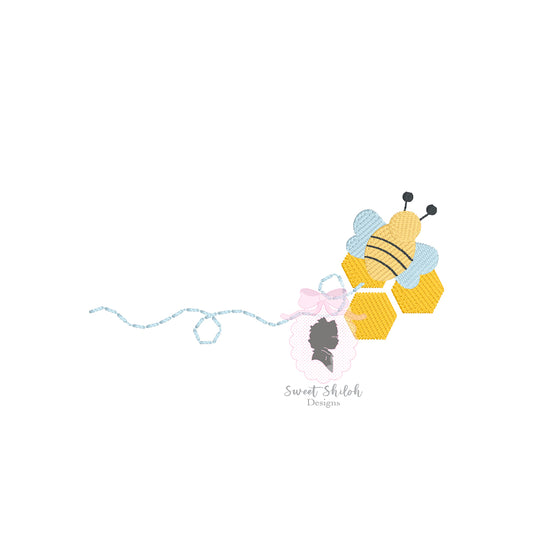 Buzzing Honey Bee Fill Frame