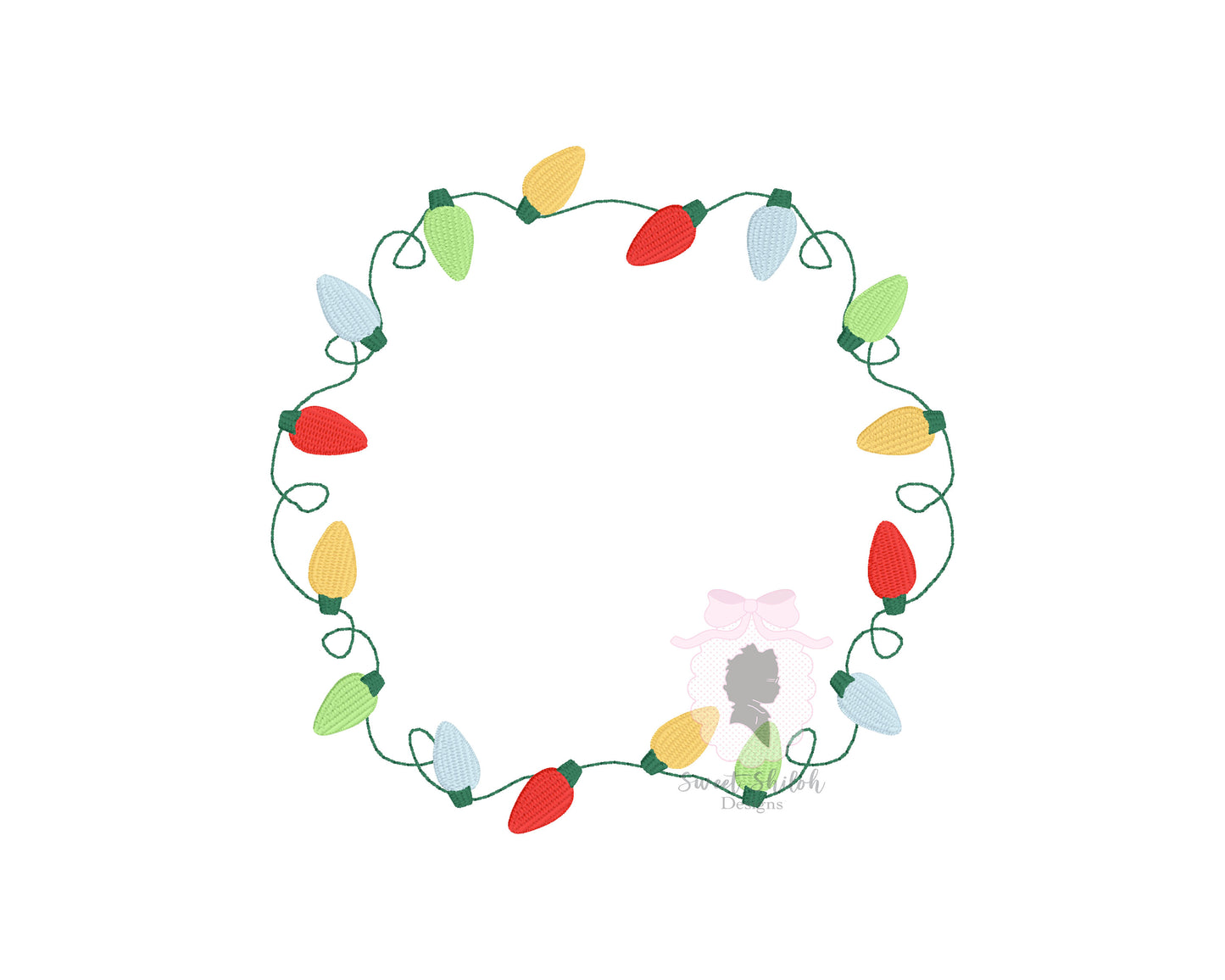 Christmas Lights Frame