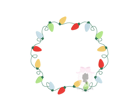 Christmas Lights Frame