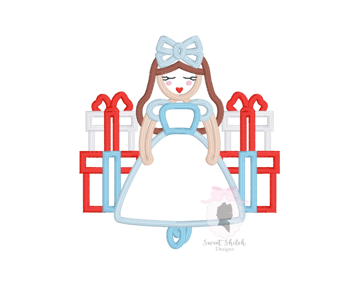 Nutcracker Dancer Satin Outline