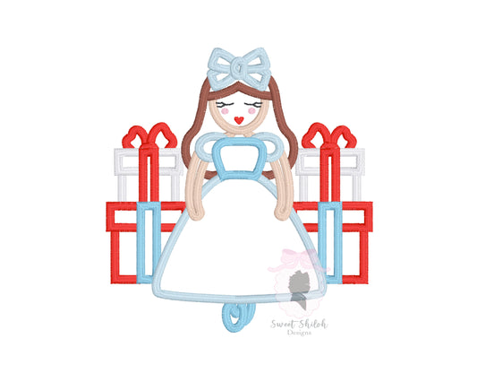 Nutcracker Dancer Satin Outline