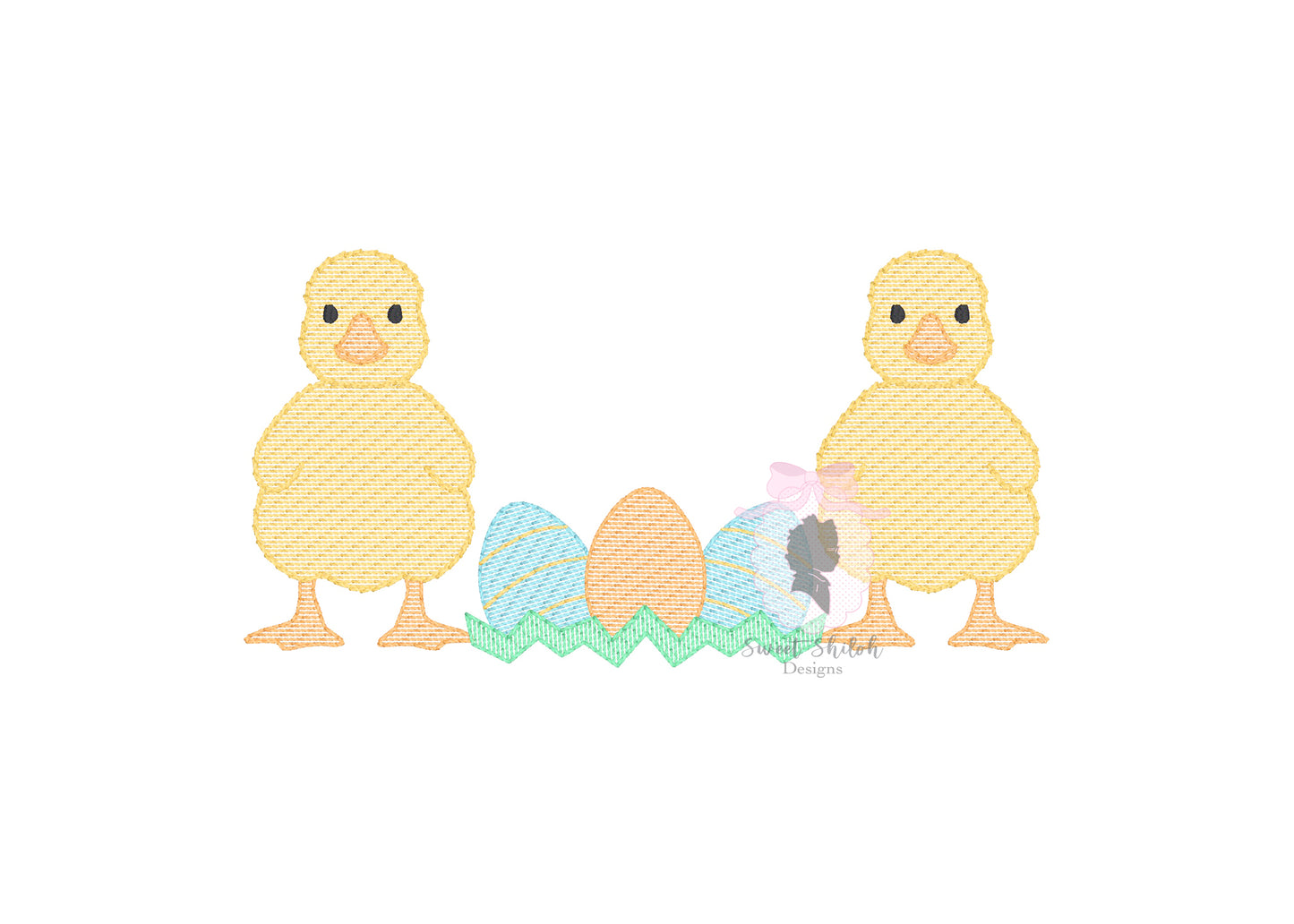 Easter Duck Sketch Frame