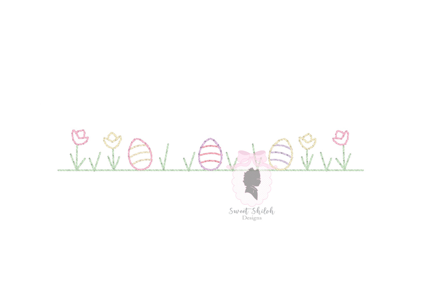 Easter Egg Floral Bean Frame