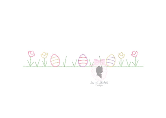 Easter Egg Floral Bean Frame