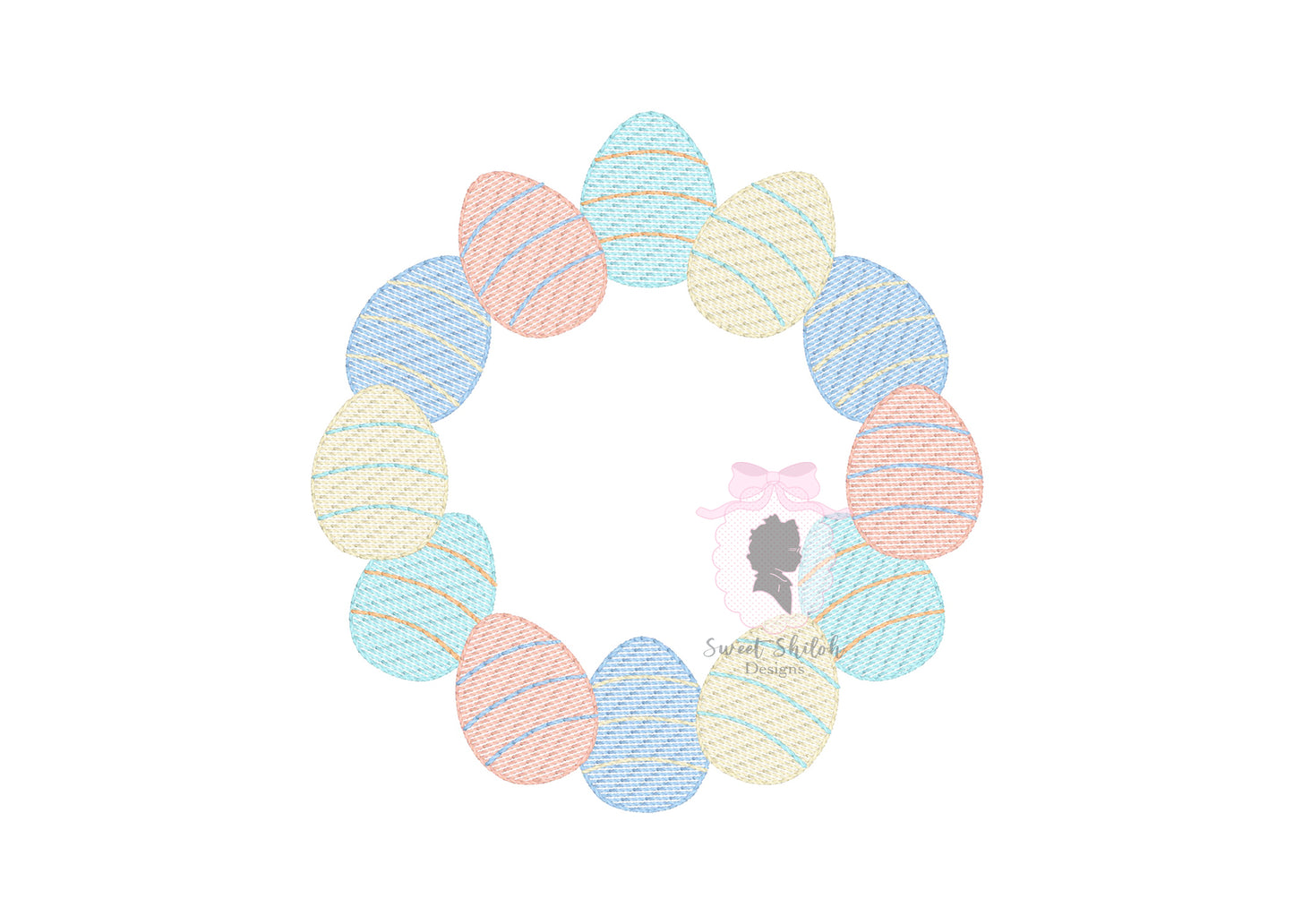 Easter Egg Sketch Frame