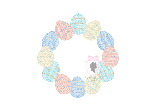 Easter Egg Sketch Frame
