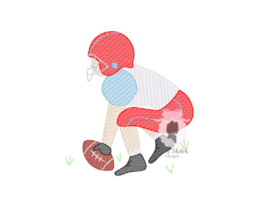Football Player Sketch