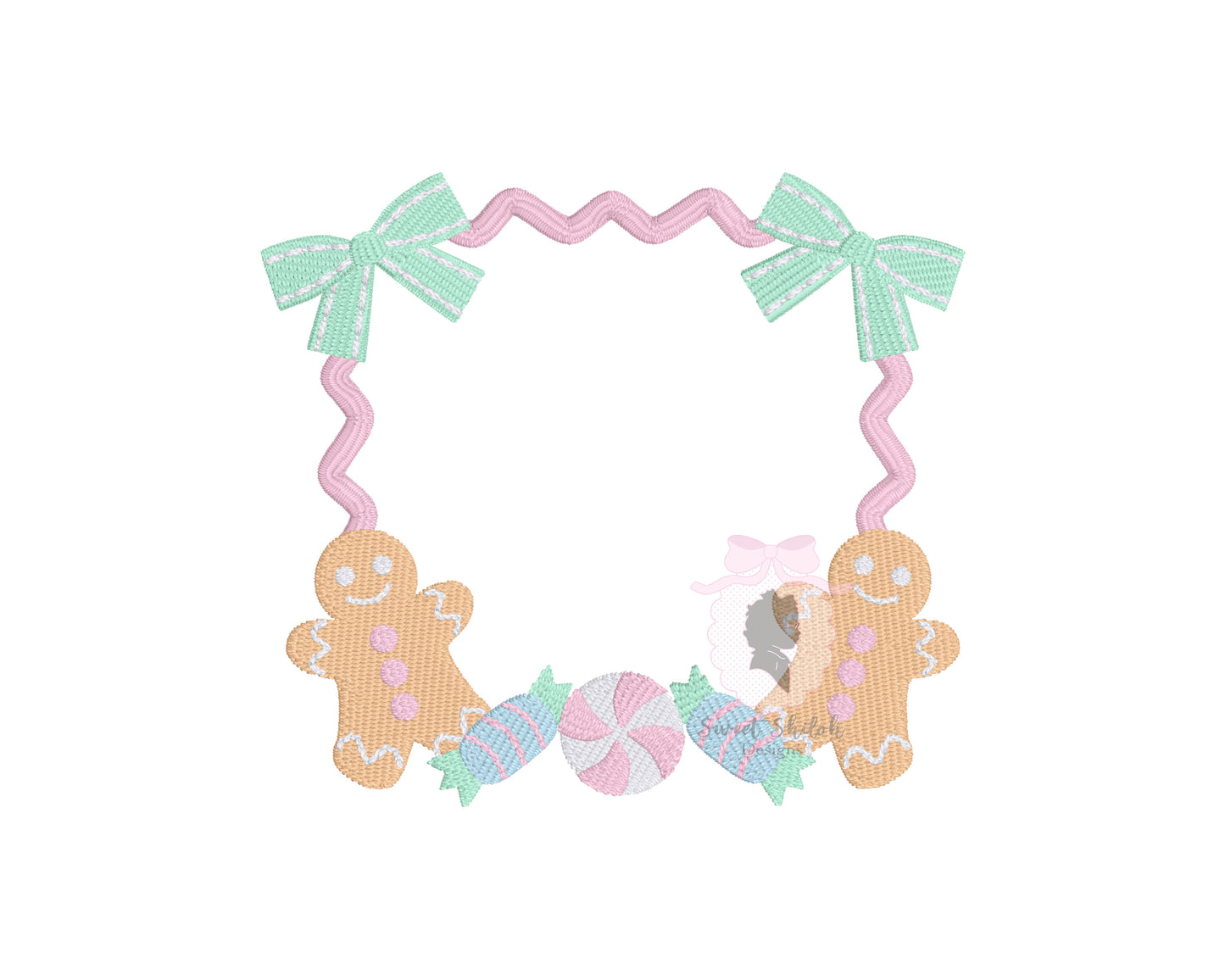 Gingerbread Girl Fill Frame