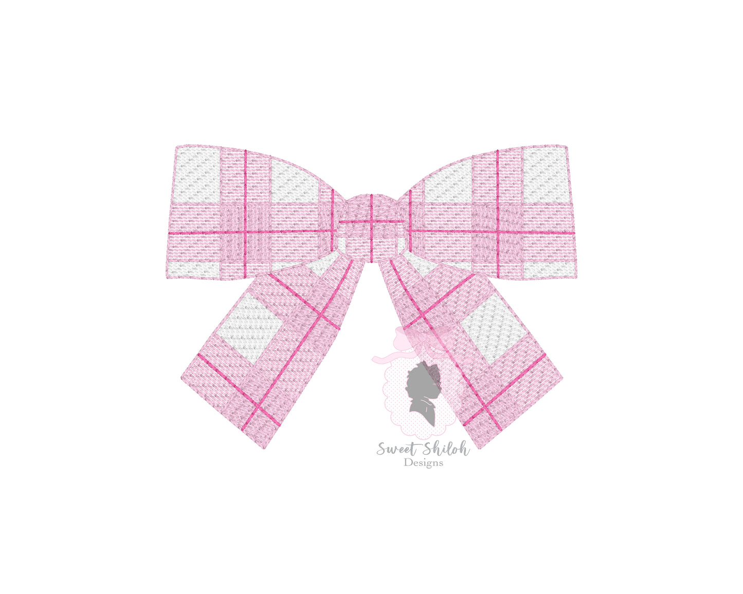 Gingham Bow Sketch