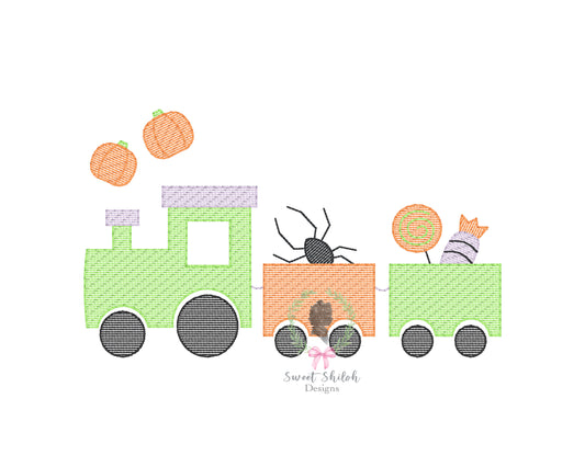 Halloween Train Sketch