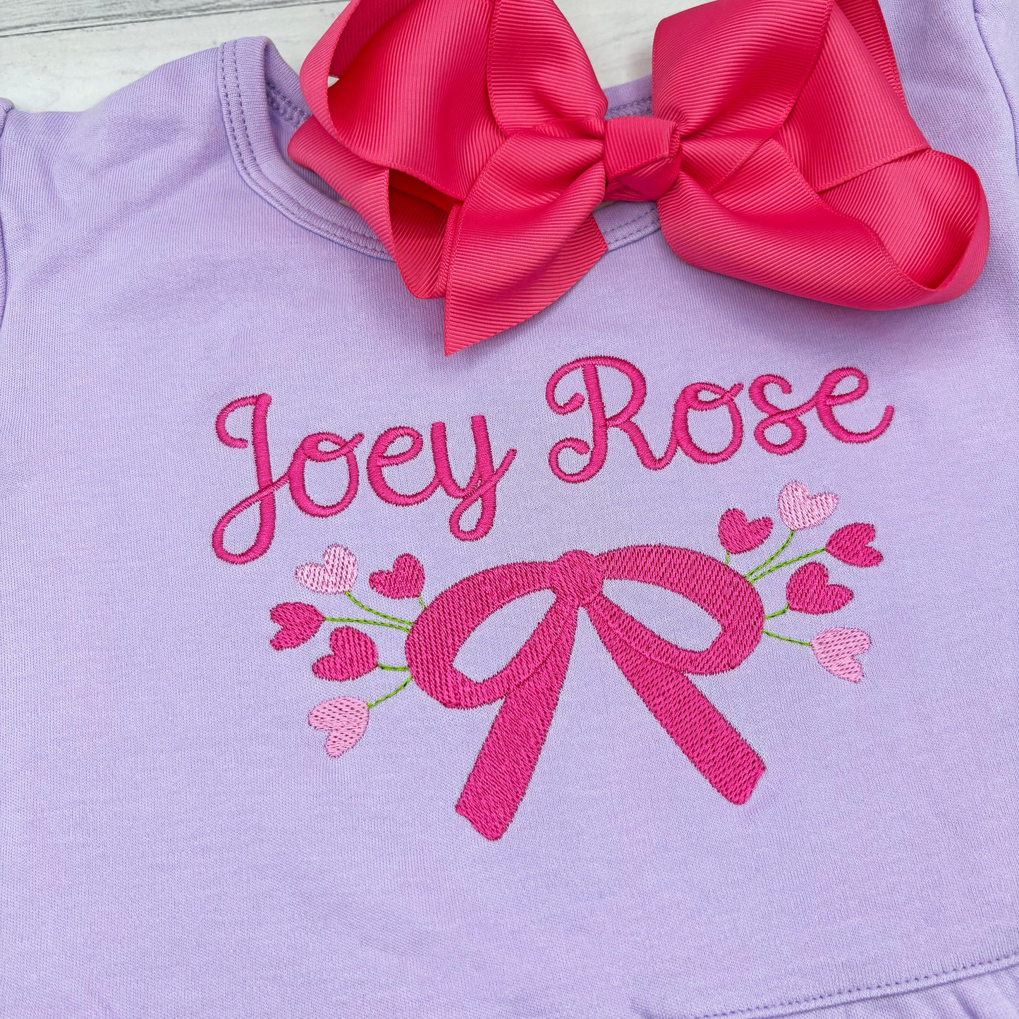 Valentine's Day Heart Flower Frame Fill