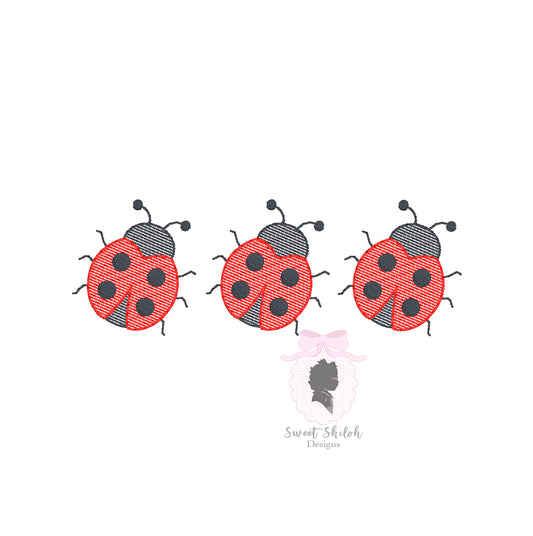 Ladybug Trio Sketch