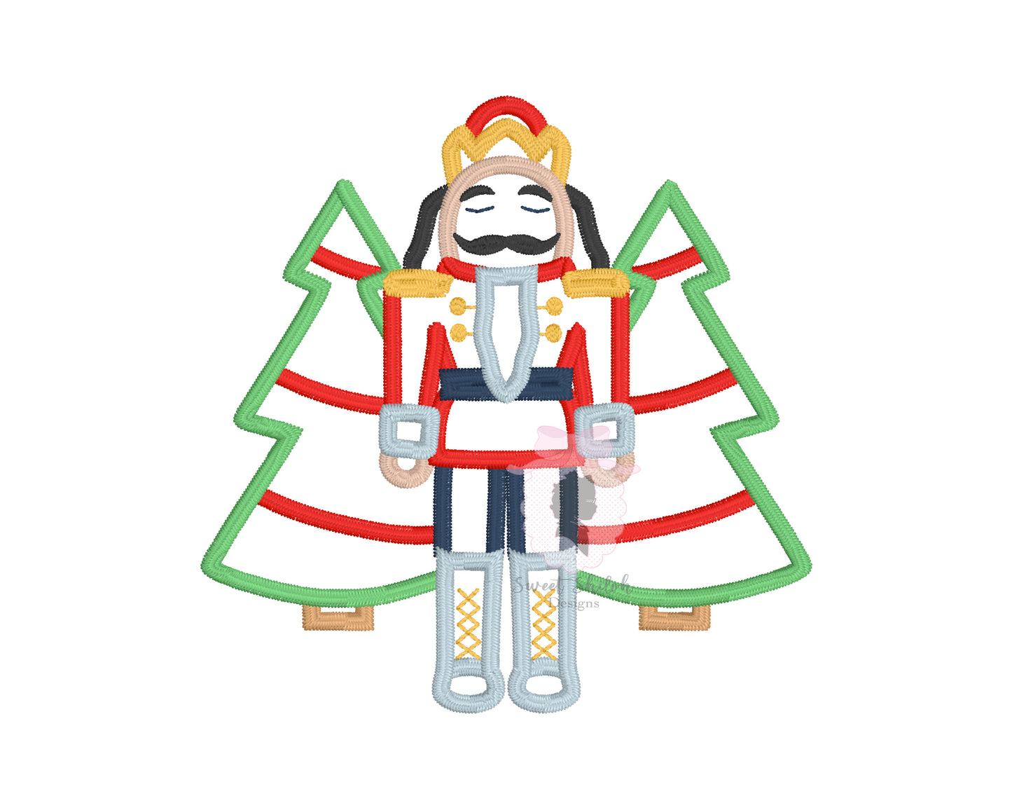 Nutcracker Satin Outline