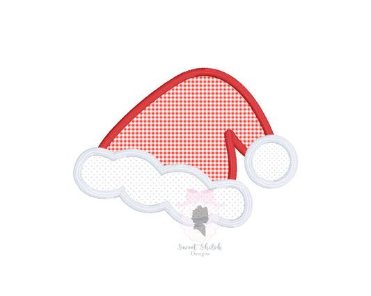 Santa Hat Satin Stitch Applique