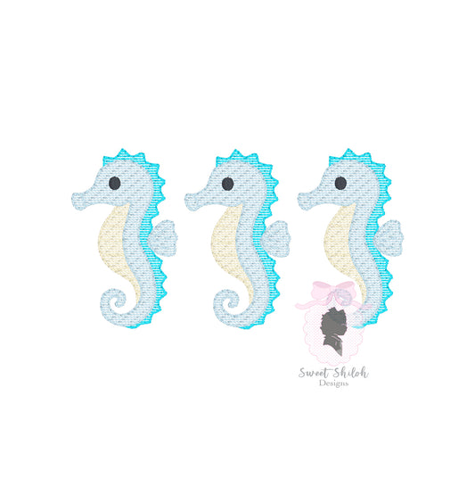 Seahorse Trio Sketch