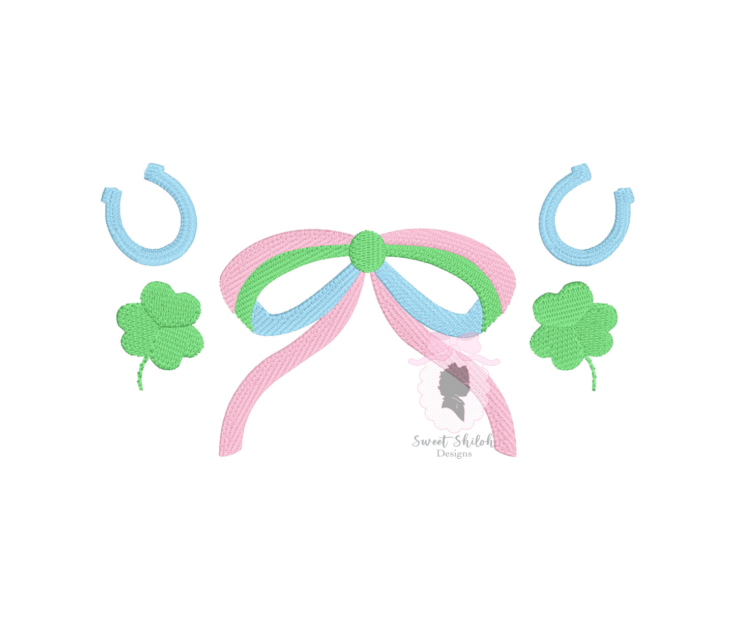 St. Patrick's Day Rainbow Bow Frame