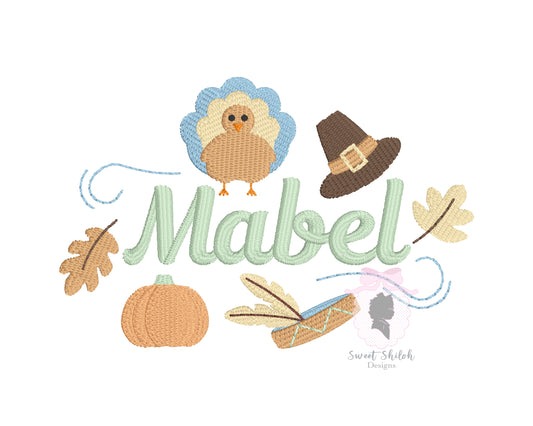 Build Your Own Thanksgiving Monogram Set