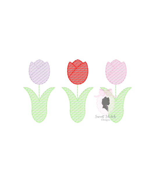 Tulip Trio Sketch