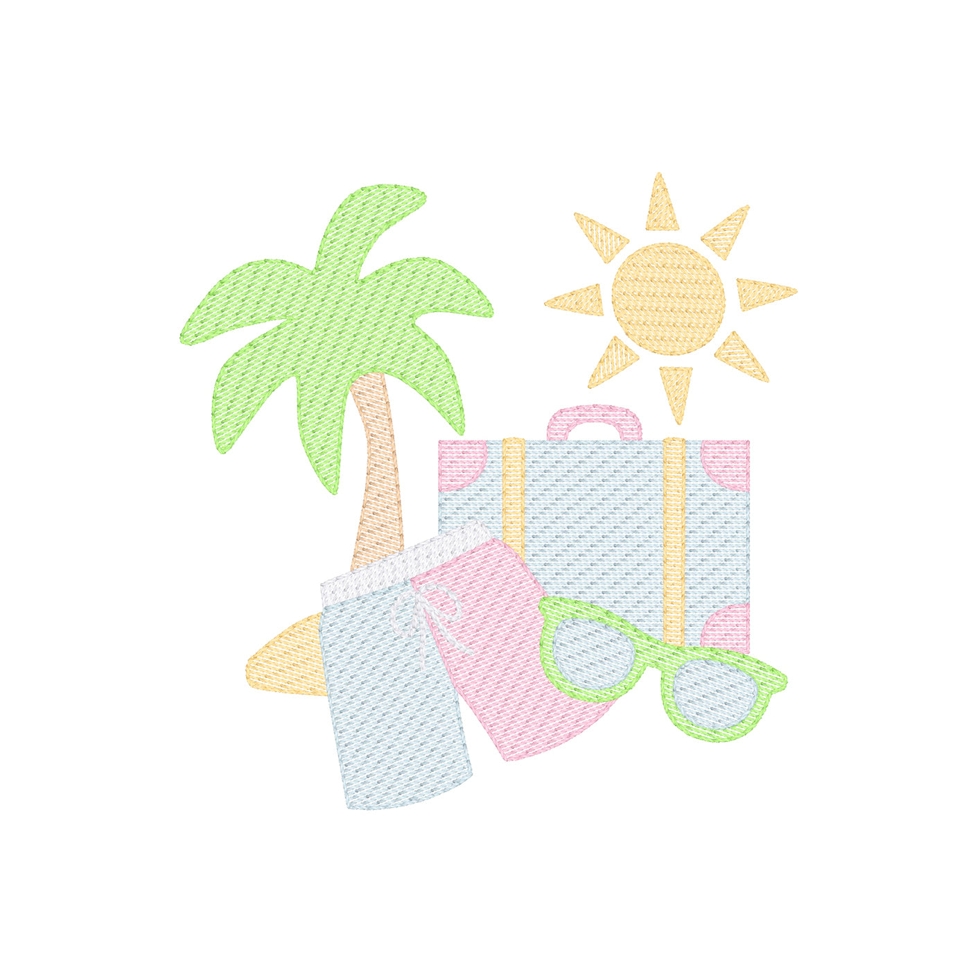 Beach Boy Vacation Sketch