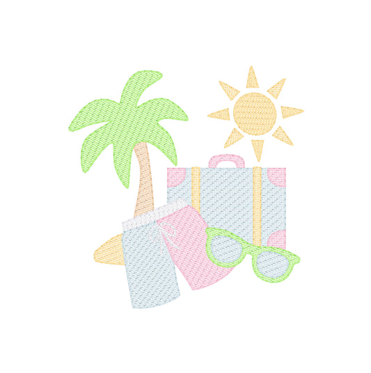 Beach Boy Vacation Sketch