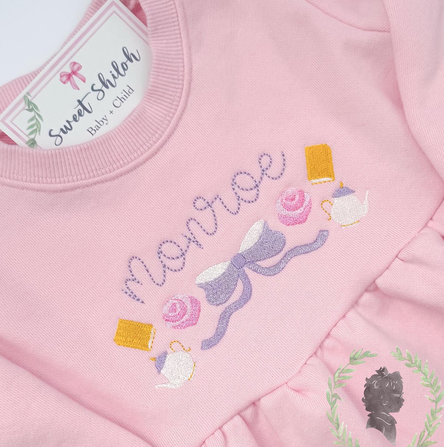 Storybook Princess Bow Frame Fill