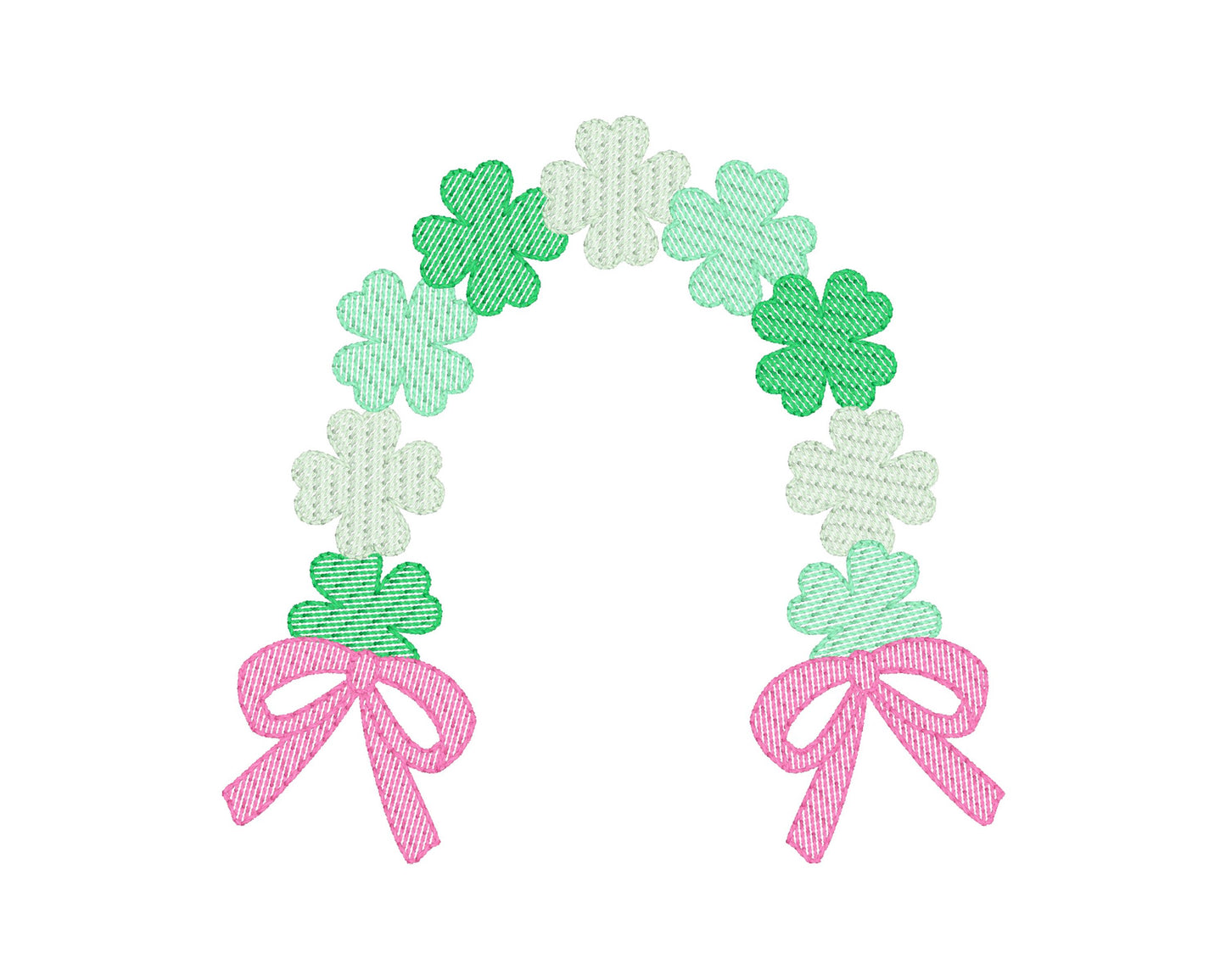 St. Patrick's Day Rainbow Clover Sketch