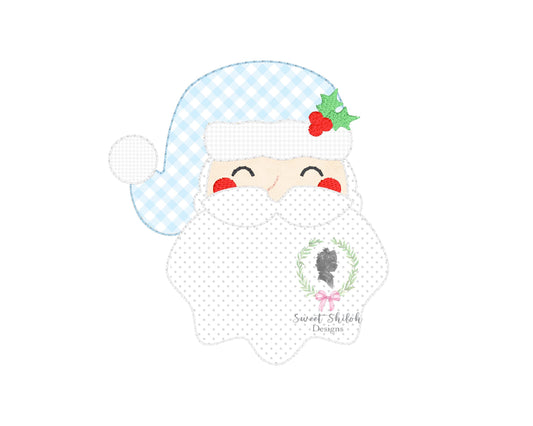 St. Nick Bean Stitch Applique