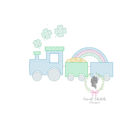 Shamrock Train Sketch
