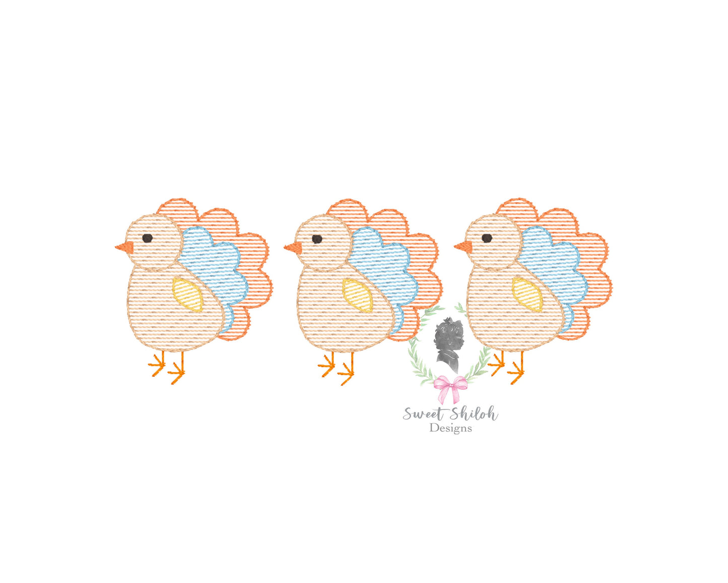 Thanksgiving Turkey Trio Sketch