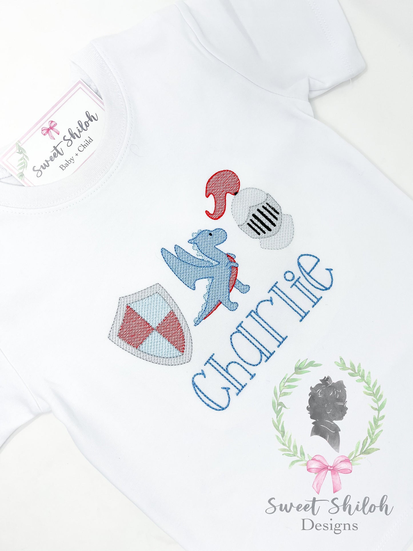 Knight Dragon Trio Sketch