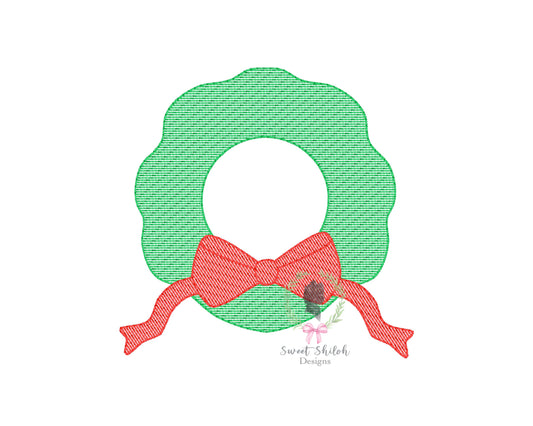 Bow Wreath Sketch